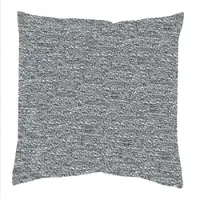 Home wohnideen Dekokissen "FJELLA" Gr. 2, grau (silbergrau, unifarben), B:50cm L:50cm, Polyester, Dekokissen_Sitzkissen_Kissenhüllen, Dekokissen