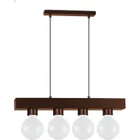 Lumicom Pendelleuchte Boston XL aus Metall, 10 cm Breite, 7,5 cm Höhe, E27-Fassung