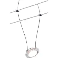 Paulmann Wire Systems DC Spot LED Twist Coin 1x4W Chrom matt/transparent 12V DC Kunststoff