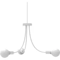 Lumicom Classic Pendelleuchte mit 3 gebogenen Armen, E27 Fassung, 60 cm Breite, 40 cm Höhe