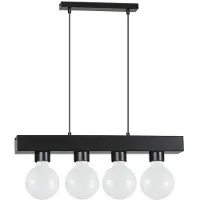 Lumicom Pendelleuchte Boston XL aus Metall, 10 cm breit, 7.5 cm hoch, E27-Fassung