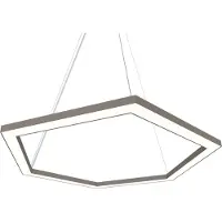 Lumicom Esagono Pendelleuchte D60 Einfarbige Glanzende