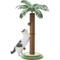 Generisch Kratzbaum 85 cm mit interaktiven Bällen - Braun