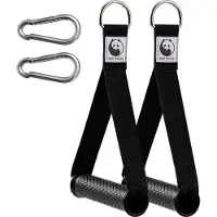OEM Doppelhandgriff, Latexgriff für Fitnessbänder, ideal für Training am Kabelstation oder Kraftturm, Übungsgerät