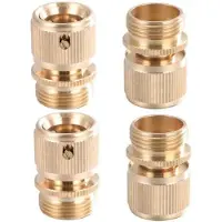 OEM 4-teiliges Gartenschlauch-Anschlussset mit messing-Verbindungen