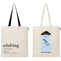 OEM Katoenen Tote Tasche für Damen, Schattig, Trendig und recycelbar, für Schule, Einkaufen, Fitnessstudio, Bibliothek und Strand, perfekt für Einkäufe