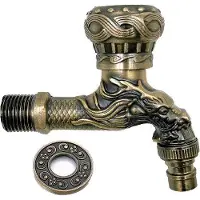 OEM Antikes Messing-Wasserhahn für Garten Nostalgie - Küche Badezimmer Außen