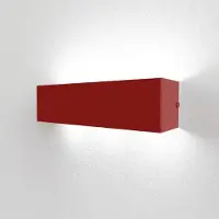 Lumicom Desmo Wandleuchte aus Bi-Metall, würfelförmig, glänzend, handgemaltes Blatt, bidirektionale Lichtwirkung, GX53, 10x10 cm