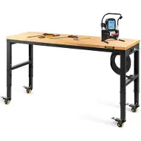 OEM Verschwenkbare Werkstation mit klappbarer Arbeitsplatte, 122x61x104cm, 736kg Traglast