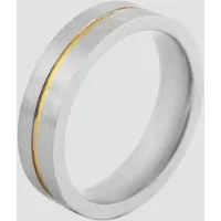 Akzent Fingerring "Hilke, langlebig" Gr. 66, bunt (bicolor), Fingerringe, Damen, 66, Edelstahl, Fingerring