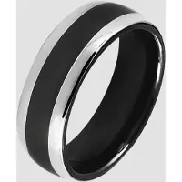 Just Fingerring "Ninica, langlebig" Gr. 52, bunt (bicolor), Fingerringe, Damen, 52, Keramik, Fingerring