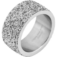 Akzent Fingerring "Sparkling Sea, silberfarbig, langlebig" Gr. 62, silber (silberfarbig), Fingerringe, Damen, 62, Edelstahl, Fingerring