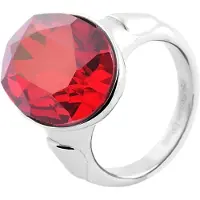 Akzent Fingerring "Rama, langlebig" Gr. 56, silber (silberfarbig), Fingerringe, Damen, 56, Edelstahl, Fingerring
