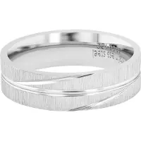 Akzent Partnerring "Strong Connection, langlebig" Gr. 64, silber (silberfarbig), Fingerringe, Herren, 64, Edelstahl, Partnerring
