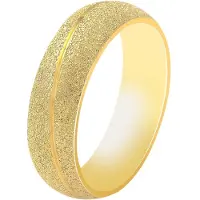 Akzent Partnerring "Luian, Ionenplattierung" Gr. 64, gold (goldfarbig), Fingerringe, Herren, 64, Edelstahl, Partnerring