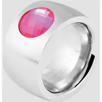 Akzent Fingerring "Asimo, langlebig" Gr. 56, silber (silberfarbig), Fingerringe, Damen, 56, Edelstahl, Fingerring