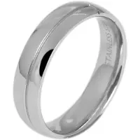 Akzent Partnerring "Classic Choice, silberfarbig, langlebig" Gr. 62, silber (silberfarbig), Fingerringe, Herren, 62, Edelstahl, Partnerring