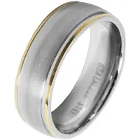 Akzent Partnerring "Unpretentious, hautverträglich" Gr. 66, silber (silberfarbig), Fingerringe, Herren, 66, Edelstahl, Partnerring
