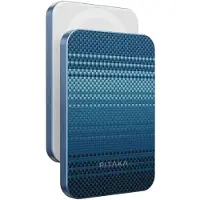 Pitaka PBQ2403, 5000 mAh, Quick Charge 2.0, Kabelloses Aufladen, Blau