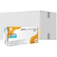 Ampri puracomfort blue Nitril Einmalhandschuhe, puderfrei, blau 970-013-XXL , 1 Karton = 10 Packungen à 100 Stück, Größe XXL
