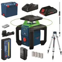 Bosch Rotationslaser GRL18V-4-34CVG, 1 x Akku ProCORE18V 4.0Ah in L-BOXX - 0615A500DH