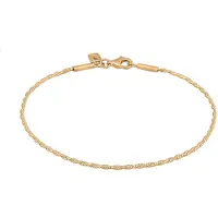 KUZZOI Armkette "Armband Herren Kordelkette 925 Sterling Silber" Gr. 19, gold, Armbänder, Herren, 19, Silber 925 (Sterlingsilber), Armkette