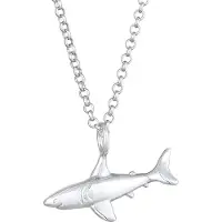 Elli Halskette Haifisch Hai Erbskette Tier Symbol 925 Silber Elli Silber