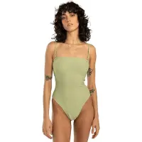 Billabong Badeanzug "Tanlines", Damen, Gr. XL, grün (avocado), Recycling-Polyester, Badeanzüge Badeanzug