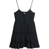 Superdry Alana Lace Trim Kurzes ärmelloses Kleid