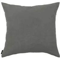 Homing Dekokissen "Monaco" Gr. 1, grau (anthrazit, unifarben), B:50cm L:50cm, Polyester, Dekokissen_Sitzkissen_Kissenhüllen, Dekokissen, Pflegeleicht