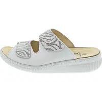 Belvida Damenschuhe Pantolette Weiß Freizeit