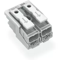 Wago 294-5002 Leuchtenanschlussklemme,Drücker extern,ohne PE-Kontakt,weiß 2945002 - 1000 Stück