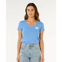 Rip Curl RipCurl RC Heart V Neck Tee cornflower blue (2404) L