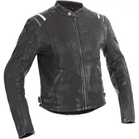 Halvarssons Skalltorp Motorrad Lederjacke, schwarz, 54