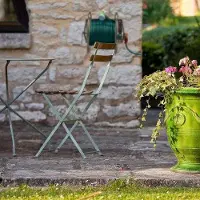 OEM Gartenschlauch Stahl 60m Länge Klickschlauchanschluss Wandhalter Vlieserlegung Braun Gartenschlauchschlauch