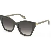 Just cavalli SJC175 Verde+grigio+verde lucido 55/18/140 Damen Sonnenbrillen