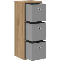 vidaXL Sideboard Artisan-Eiche 25,5 x 22 x 69,5 cm