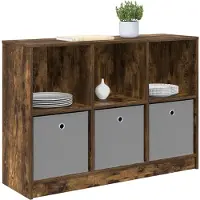 vidaXL Sideboard Räuchereiche 102 x 32 x 73,5 cm