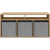 vidaXL Lowboard 102 x 32 x 48,5 cm Artisan-Eiche