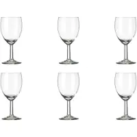 Royal Leerdam Gilde Weinglas, 24 cl, transparent, Glas, 6er‑Set