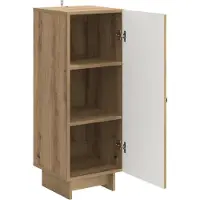 vidaXL Sideboard Artisan-Eiche 33 x 34,5 x 90 cm Holzwerkstoff