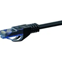 Danicom CAT6a Netzwerkkabel 100% Kupfer - U/UTP - 5 Meter - Schwarz