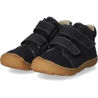 Pepino by Ricosta Lauflernschuh "CHRISY, WMS: mittel", Mädchen, Gr. 21, Leder, blau (navy), Schuhe Lauflernschuh, Klettschuh, herausnehmb. Innensohle, Größenschablone zum Download