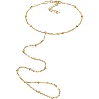 Elli Schmuckset "Armband Armband Handkette Kugelelemente 925 Sterling Silber" Gr. 16, gold, Schmuck_Sets, Damen, 16, Schmuckset