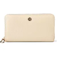 Esquire Leder Geldbörse Alexandria Wallet Beige