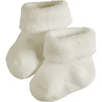 Falke Erstling Babys Socken, 62-68, Weiß, Uni, Baumwolle