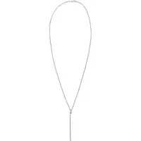 Elli Kette mit Anhänger "Halskette Panzerkette Geo Symbol Stab Layer Cool 925 Silber" Gr. 55, silber, Halsketten, Damen, 55, ohne Stein, Silber 925 (Sterlingsilber), Kette mit Anhänger
