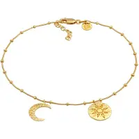 Elli Fußschmuck Damen Sterlingsilber gold, 22 605625-0001-00220