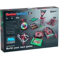 Fischertechnik Build Your Own Game Baukasten ab 7 Jahren, 8 Modelle, Schwarz