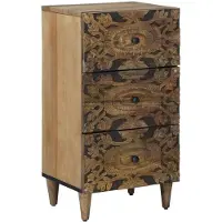 Syfax Sideboard Braun 40 x 33,5 x 75 cm Massivholz Mango